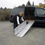 Rampe portefeuille télescopique - pliable et coulissante - longueurs ajustables jusqu'à 305 cm_0