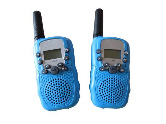 Talkie-walkie compact et léger - Paire avec VOX, portée 8 km, écran LCD et lampe torche intégrée_0