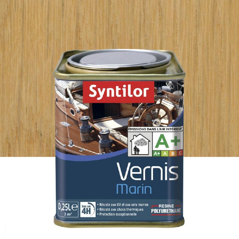 Vernis marin - bois incolore mat 0.25L SYNTILOR - protection UV, sels marins, écarts de température_0