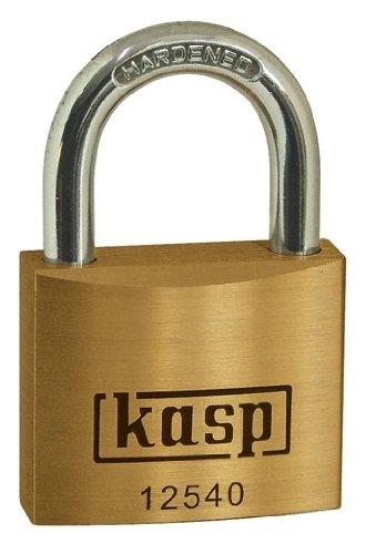 Cadenas Kasp KA25402 en laiton massif 125 - Clés identiques - 40 mm - Résistance aux scies et à la corrosion_0
