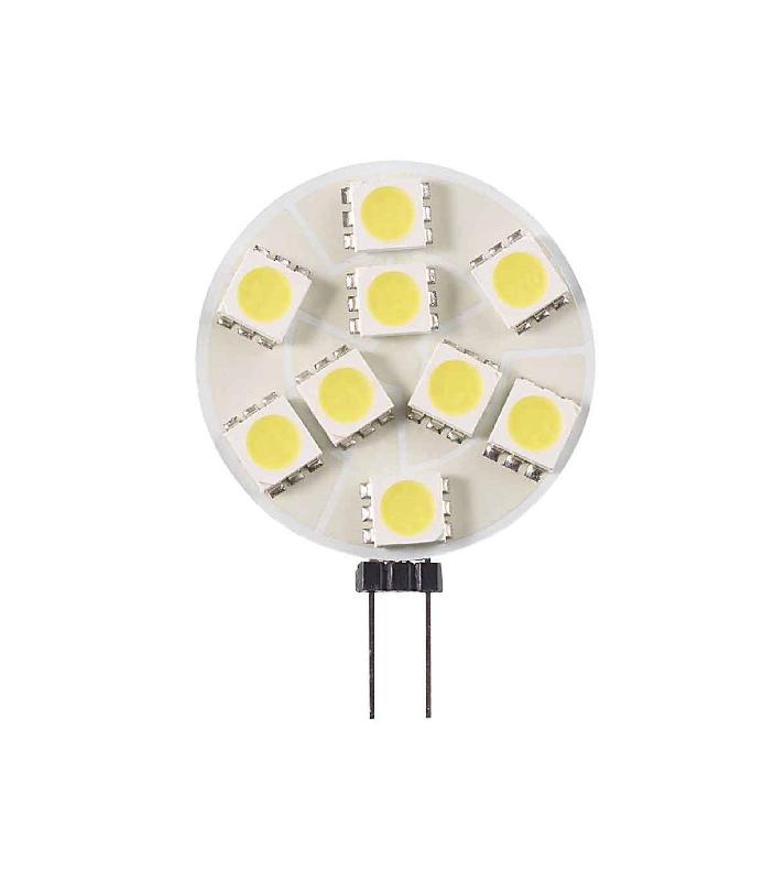 AMPOULE LED G4 PLAT À 9 SMD5050 1.9W (ÉQUIV 20W) BLANC NEUTRE 150° 12V