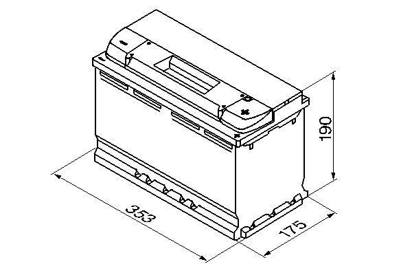 Batterie de démarrage Bosch S4013 - Neuve et d'origine_0