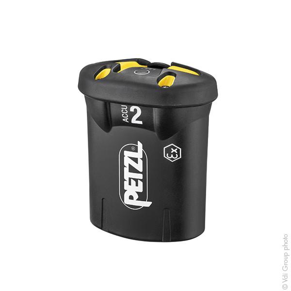 Batterie industrielle Petzl Accu 2 pour lampe frontale DUO Z1 - 6400mAh - ATEX zone 1/21 - IP67_0