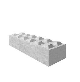 Bloc béton empilable - Lego Tessier TGDR - largeur 60 cm, hauteur 60 cm, longueur 90 cm avec ergots_0