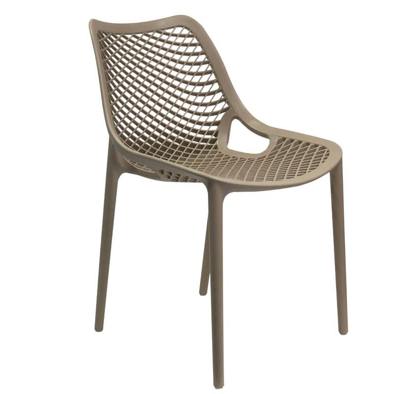 Chaise de restaurant exterieure Air - TAUPE_0