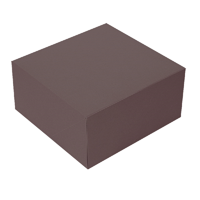 García de Pou Garcia de Pou 100 unités - Boîtes Patisseries Sans Fenêtre 'Thepack' 250 G/M2 24X24X12 Cm Chocolat Carton Ondulé Nano-Micro - marro_0
