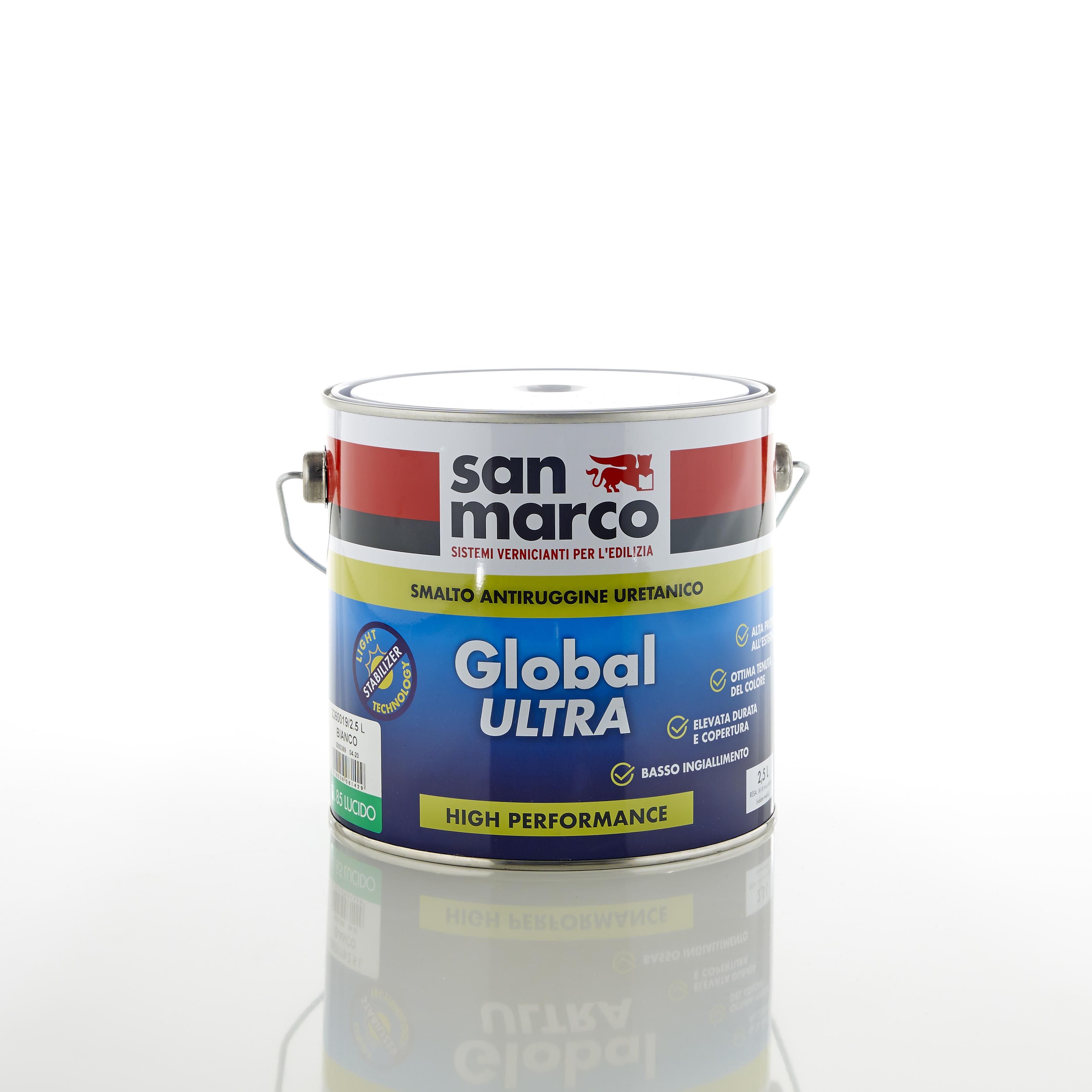 Global Ultra GL 85 Lucido - Peinture antirouille brillante - San Marco - ligne professionnelle_0