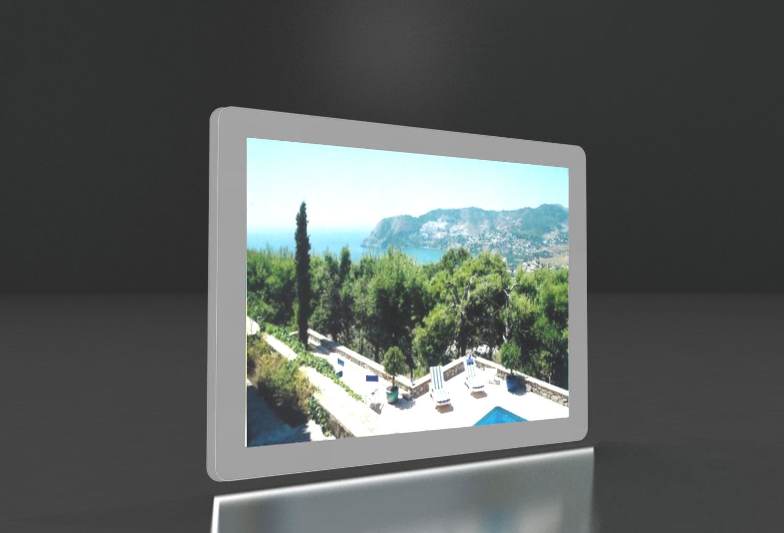 Icom - Porte-affiche LED double face A4 - Immocom, ultra haute luminosité 6000 lumens_0