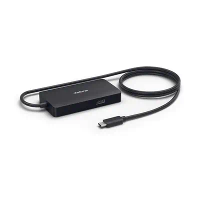 Jabra 14207-58 hub & concentrateur USB 3.2 Gen 1 (3.1 Gen 1) Type-C Noir_0