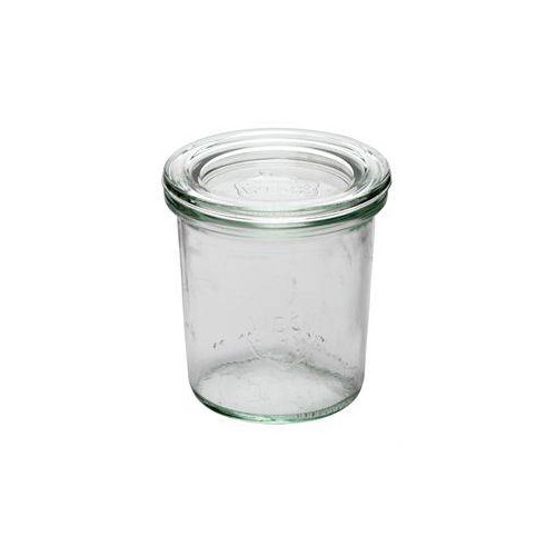 LOT DE 12 VERRINES AVEC COUVERCLES EN VERRE WECK APS 140 ML