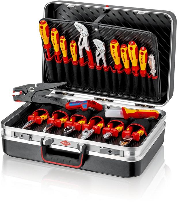 Mallette à  outils Elektro 20 pièces mallette en matériau ABS Installation électrique KNIPEX_0