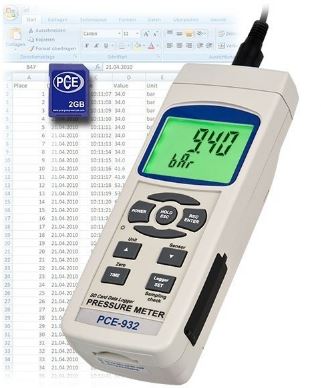 Manomètre sans capteur (disponibles en option), Plage jusqu'à 400 bars - PCE-932 - PCE INSTRUMENTS_0