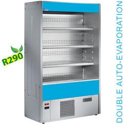 Meuble mural réfrigéré SW07/B1-R2 - 547 mm de profondeur - Cuve et grille en inox AISI 304 - Éclairage supérieur_0