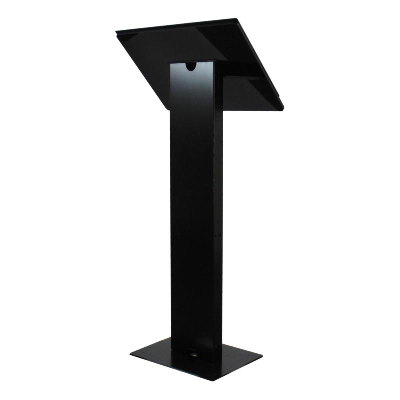 Pupitre de conférence métal/plastique Arena - noir - Bravour® avec grand plateau et accessoires disponibles_0