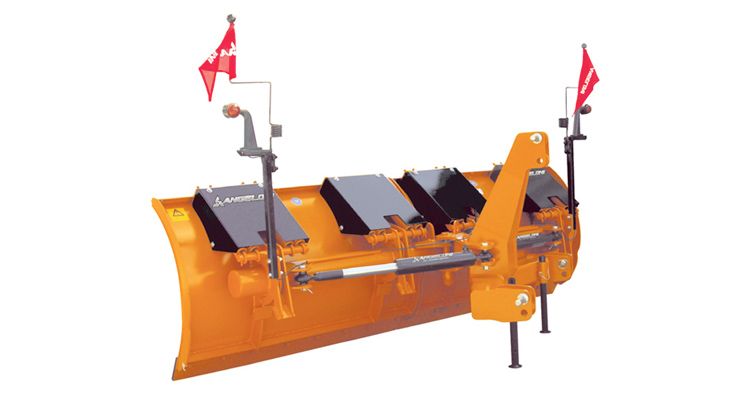 Série Small 3P - Lames à neige Angeloni avec antichoc à 2 segments 60-90 HP et lames en HARDOX_0