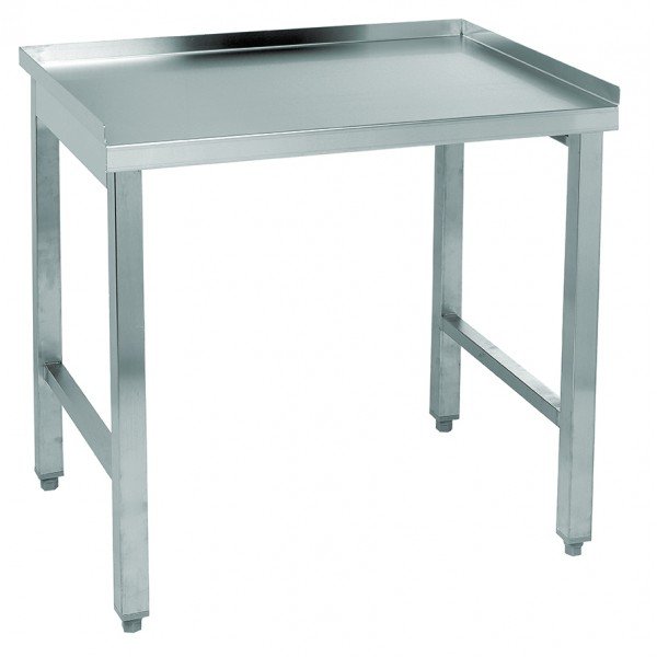 Table en inox pour réchaud 3 feux - Mallard Ferrière - robuste, en kit, dimensions 101,5 x 50 x 72 cm_0
