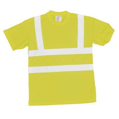 TEE-SHIRT HAUTE VISIBILITÉ JAUNE FLUO PORTWEST_0