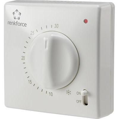 THERMOSTAT D'AMBIANCE EN SAILLIE RENKFORCE TR-93 PROGRAMME JOURNALIER 5 À 30 °C