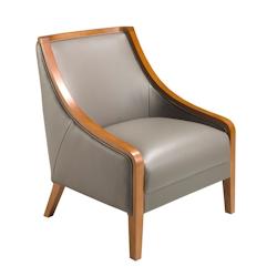 AC ANGEL CERDA Angel Cerdá Fauteuil en cuir gris 5126C 68 x 88 x 87 - gris fourrure 8435631031727_0