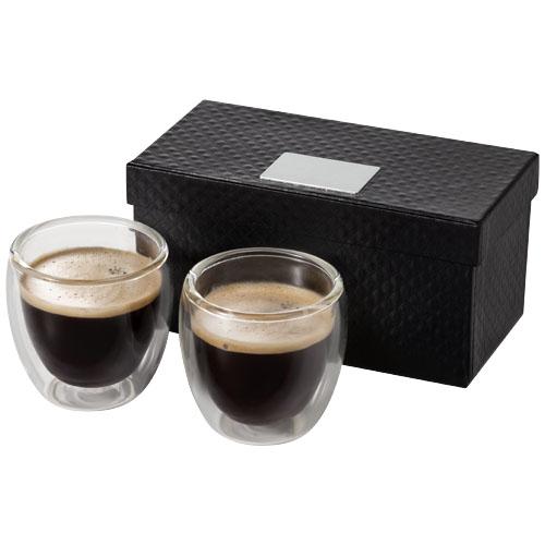 Ensemble de verres à espresso isothermes double paroi 80 ml - 2 pièces Boda 11251100 avec boîte cadeau de luxe_0
