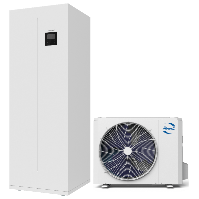Ensemble Pompe à chaleur Air / Eau WELLEA WT 6 kW Monophasé avec ballon ECS 190L - Airwell - AIRPACWELLEA6MECS190_0