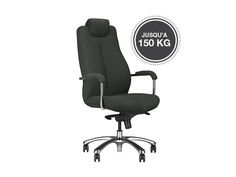 Fauteuil de direction Valley - Mécanisme basculant décalé - Utilisation intensive 24h/7 - Certifié BS 5459-2:2000_0