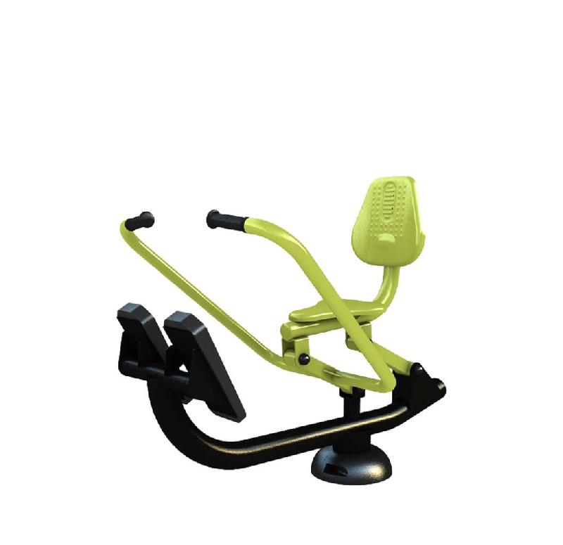 Appareil cardio vasculaire en acier galvanisé thermolaqué avec application mobile - Gamme Fitness -RAMEUR_0