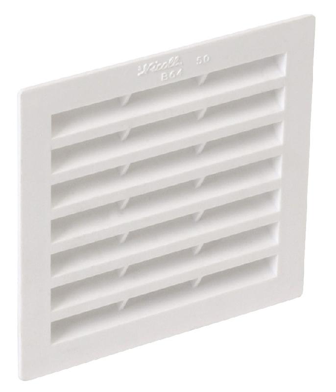 Grille de ventilation en applique type 50cm² carrée 100x100mm - NICOLL - 1b64 - 408815_0