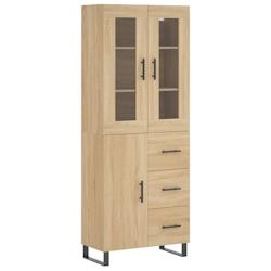 Helloshop26 - Buffet bahut commode armoire meuble de rangement organisateur cuisine salle de séjour salon haut sonoma 69,5 x 34 x 02_0034190 - 300021_0