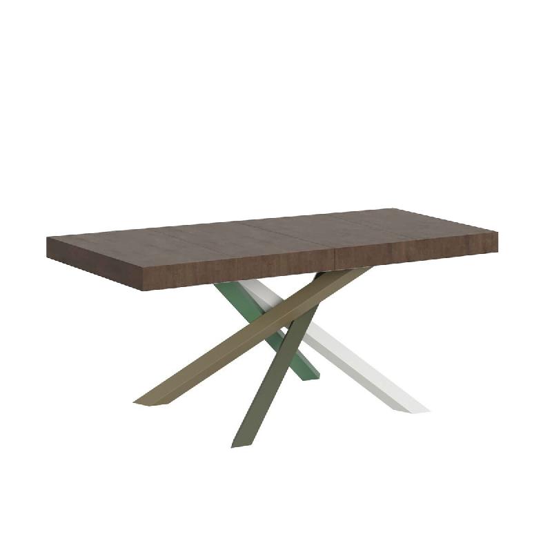 Itamoby Table Extensible 120/380X90 Cm Volantis Premium Pieds Multicolores En Noyer 4/A - marron 8050598907542_0