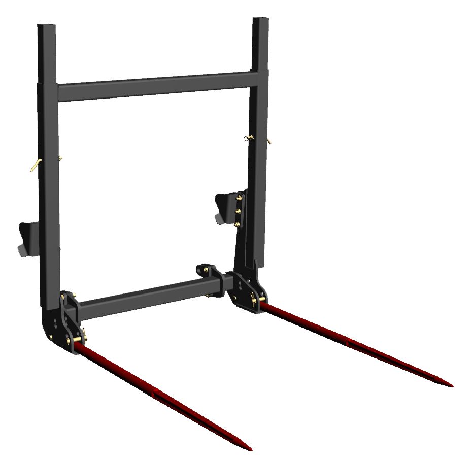 Pique-bottes Manubal L400 - Mailleux - 40 x 1000 mm - pour balles rondes et rectangulaires_0