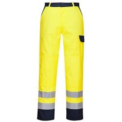 Portwest - Pantalon de travail résistant à la flamme Bizflame Pro HV Jaune Taille L - L jaune FR92YERL_0