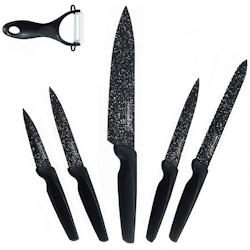 Set de couteaux 6 pièces Noir Royalty Line RLMB5B - noir 4261262580495_0