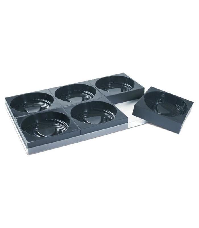 Vase - Moules en silicone Pavocake Pavoni Italia - Lot de 6 avec plateau_0