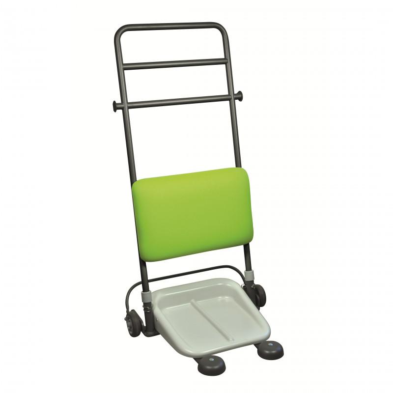 Verticalisateur simple Twist - pour transferts courts, avec freinage centralisé et repose-jambes amovible_0
