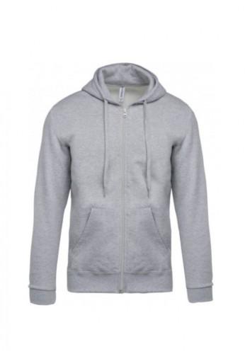 Veste sweat zippée - capuche doublée - modèle K479 - 80% coton et 20% polyester - 280g/m²_0