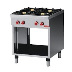 4 feux vifs gaz éco Gastro M - inox UNGL914_0