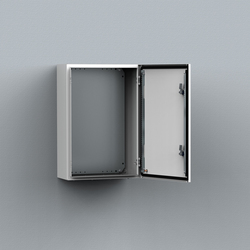 Armoire murale industrielle MAS0202015R5 - 200x200x155 mm - IP66, acier doux, avec platine de montage_0
