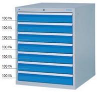 Armoire d'atelier à tiroirs T736 - 705 x 736 x 819 mm - 7 tiroirs avec extensions 100% et mécanisme anti-basculement_0