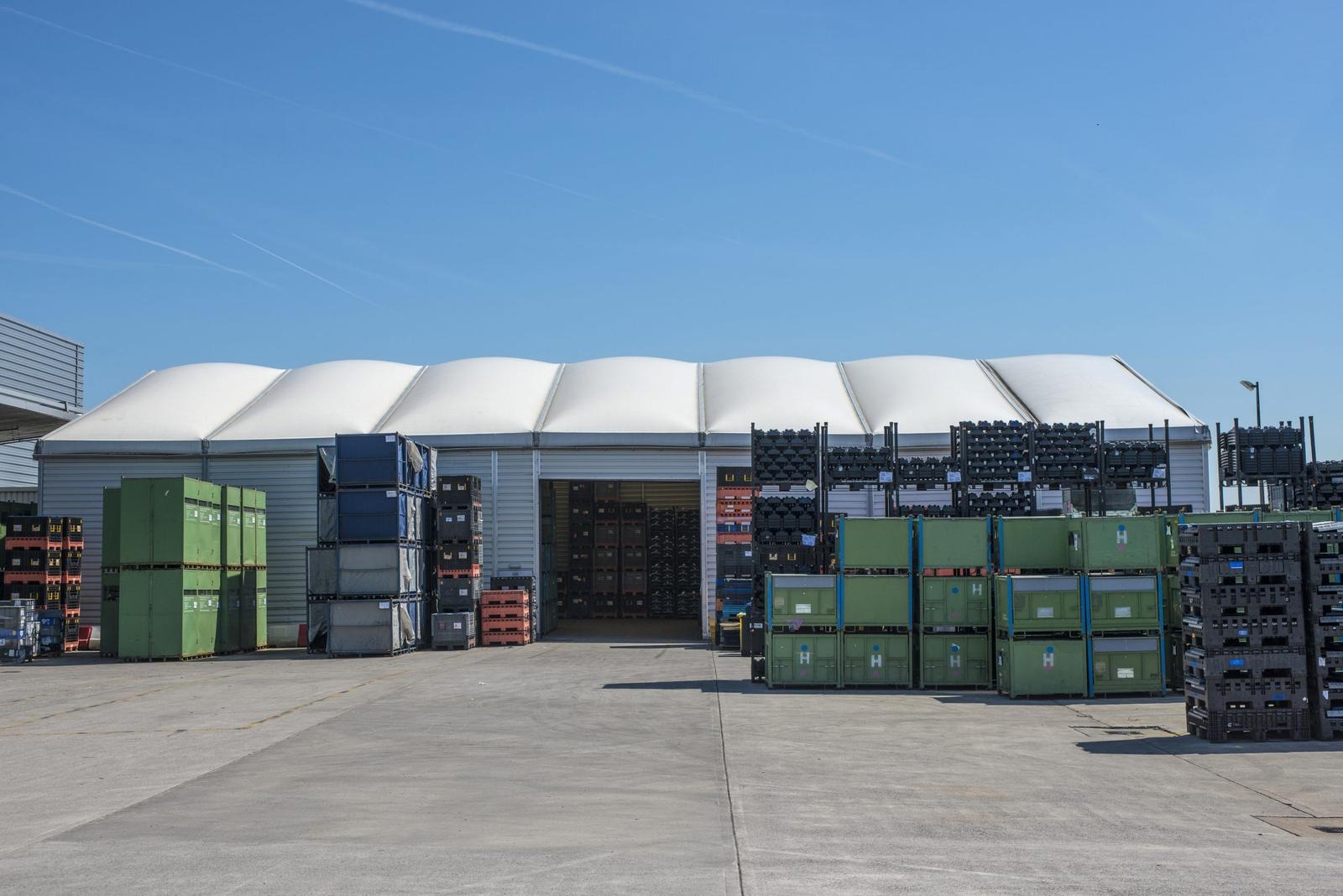 Bâtiment modulaire pour stockage industriel - HTS TENTIQ GMBH - protection optimale et solutions flexibles_0