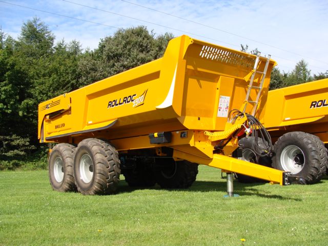 Benne agricole Rollroc 5300 - longueur 5,30m - PTAC 24 tonnes - acier HARDOX et DOMEX_0