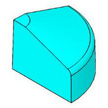 Bordure îlot directionnel I2 1/4 rond R25 Granilux - Béton - Gris - Fabrication Française_0