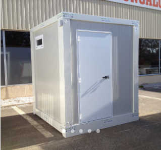 Bungalows de chantier monobloc aménagé - Sanitaire 2.35 x 2.20 m avec WC, douche et lavabo_0