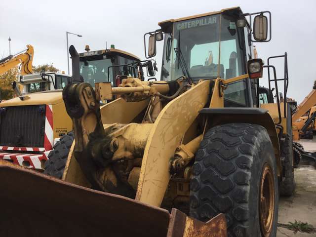 Chargeurs sur pneus caterpillar 962 g d'occasion_0