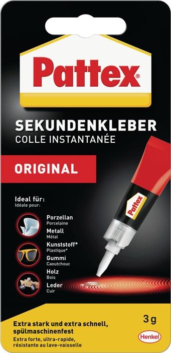 Colle instantanée liquide Classic 3 g incolore tube PATTEX_0