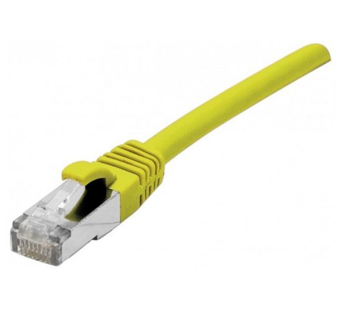 Cordon RJ45 Catégorie 5e F/UTP Snagless Jaune - 3 m - Blindé en Cuivre - Normes ANSI/TIA 568 & ISO 11801_0