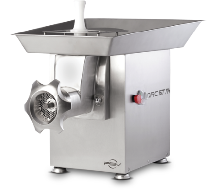 Hachoir à viande professionnel DRC 114ST - Semi-industriel en inox AISI 304 - 900 kg/h - Tri 380V_0