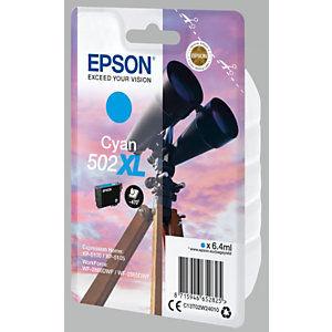 Epson 502 XL 'Jumelles' Cartouche d'encre originale grande capacité (C13T02W24010) - Cyan_0