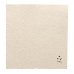 García de Pou Garcia de Pou 1200 Unités - Serviettes Ecolabel 'Double Point' 19 G/M2 33X33 Cm Naturel Ouate Recyclée - marron 191.1_0