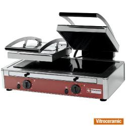 Grill panini double vitrocéramique      lgv62/f-n_0